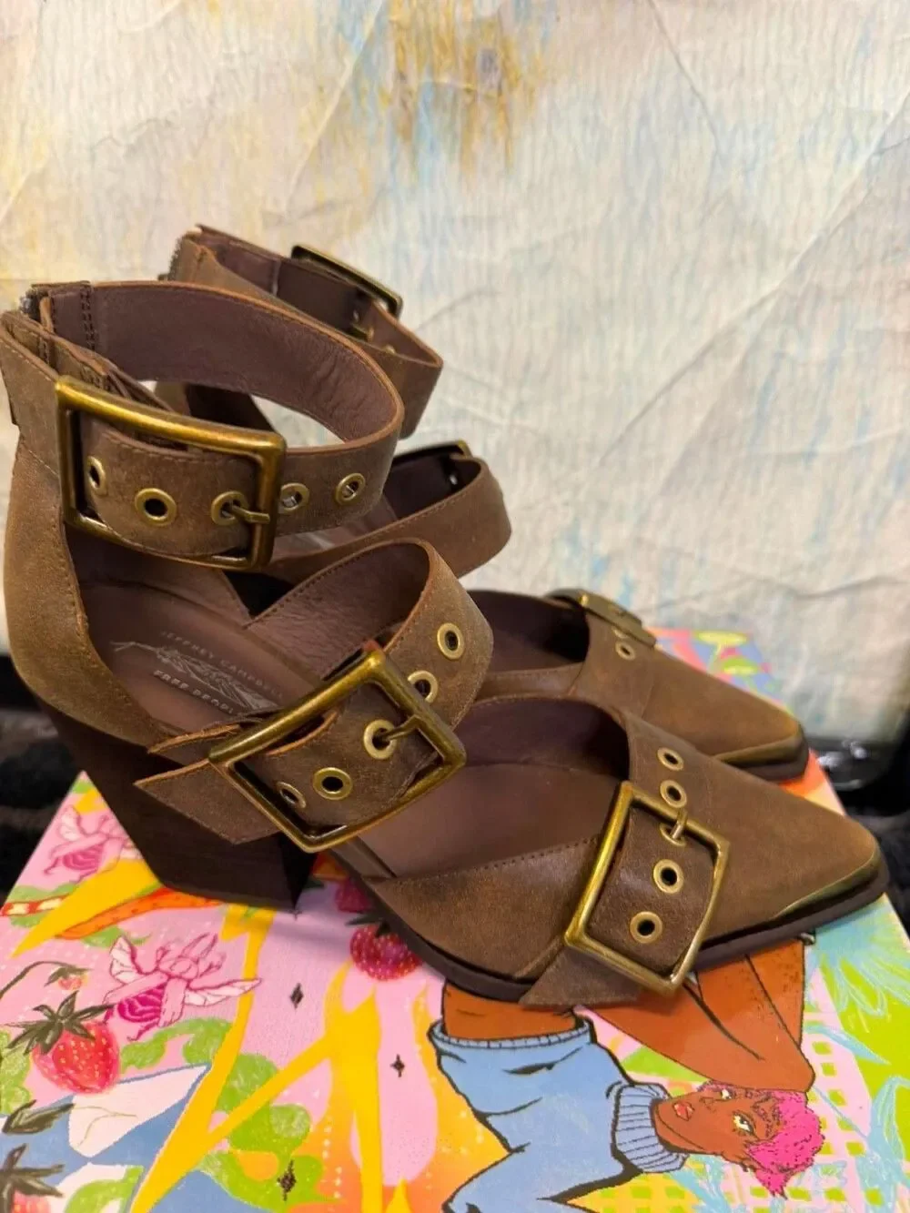 Free People X Jeffrey Campbell Hendrix Heels $198